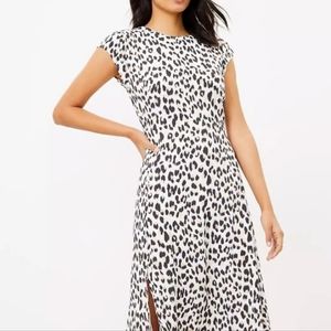 Loft Leopard Print Dress